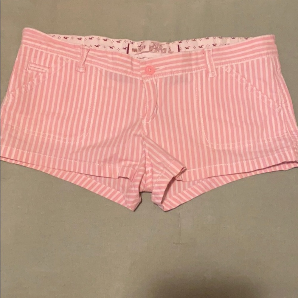 Hollister pinstriped shorts size 5